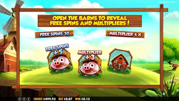 7 Piggies free spin feature